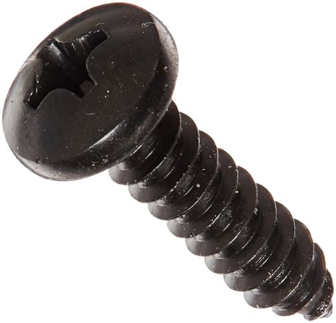 10 x 1 hex head black oxide sheet metal screw|black oxide screws.